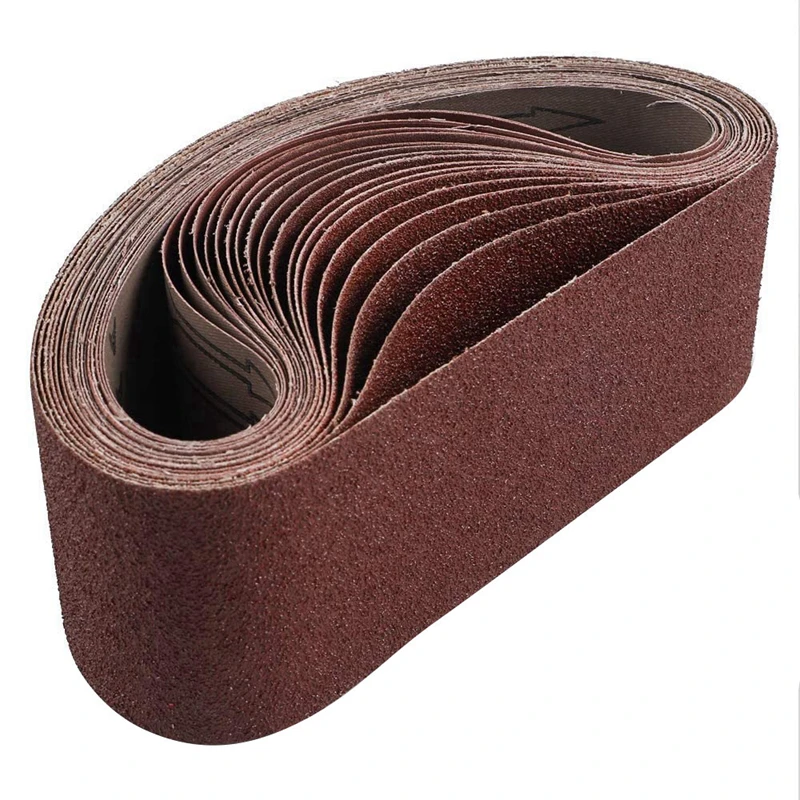 10PCS 3x18inch Belt Sander Paper Sanding Belts Aluminum Oxide Sanding Belt 