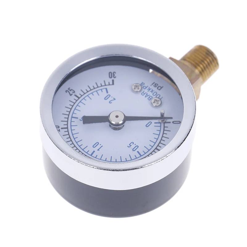 1/" NPT крепление 1,5" Циферблат 0-30PSI мини luchttrukmeter компрессор гидралище манометр Druk тестер Terug