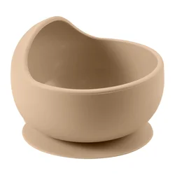 Kangobaby #My Soft Life# Baby Safe Silicone Dining Plate Solid Cute Children Dishes Suction Kids Training Feeding Bowls