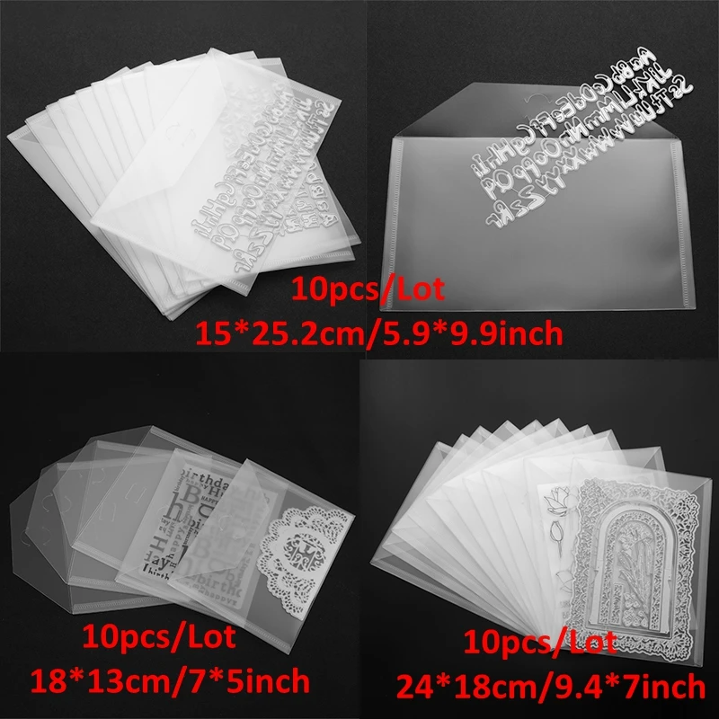 Order transparent (plastic) envelopes online?