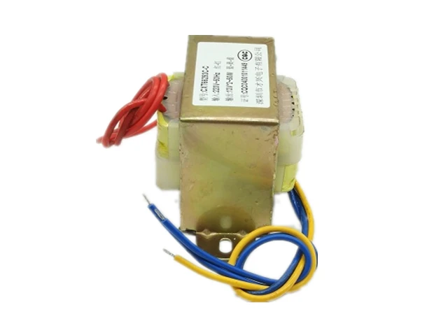 EI66 Тип 50 Вт импульсный трансформатор 50VA 220V постоянного тока до двойной 13В 13Vx2 2A полный Медь Мощность