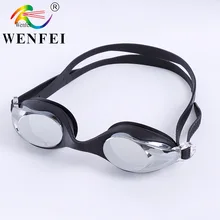 Подлинный продукт для взрослых, анти-туман, УФ-защита, очки с гальваническим покрытием, линзы высокой четкости, все силикагель, ультра-удобные, Swimmin