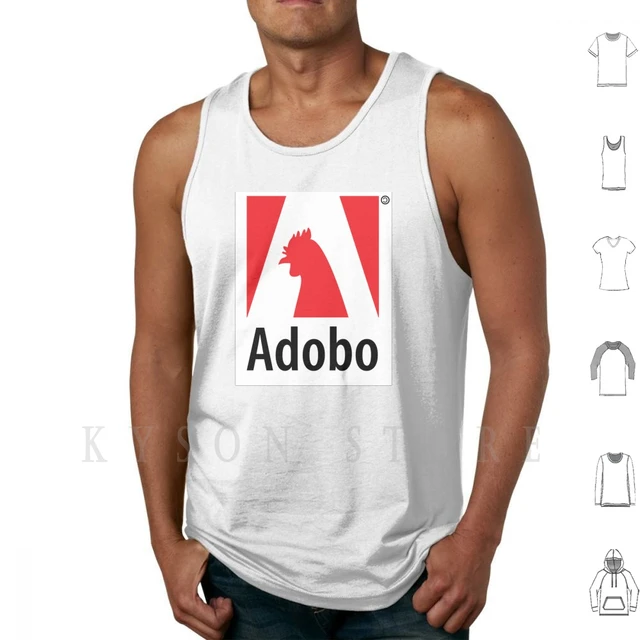 Adobo Inc Tank Tops Vest Sleeveless Adobo Adobe Chicken Filipino