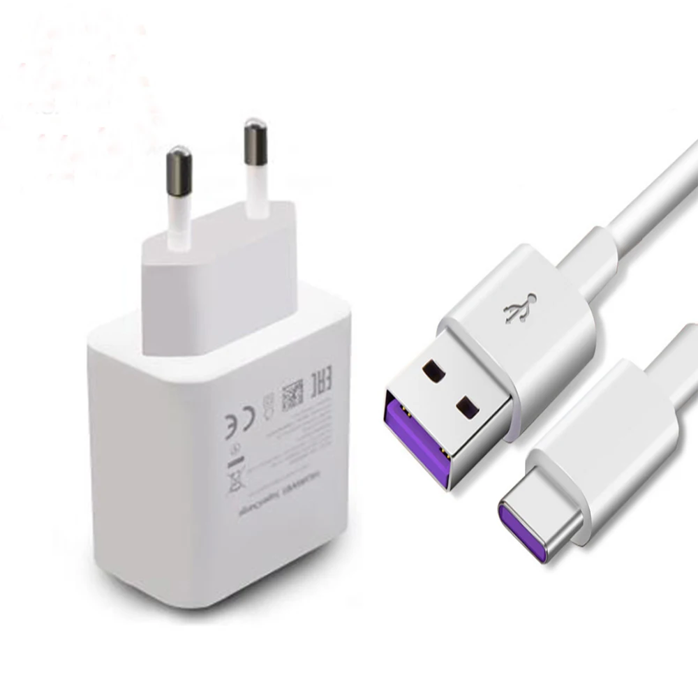 Супер зарядное устройство huawei, USB настенный адаптер для путешествий, Быстрый адаптер mate 30 mate 20X5G 20 10 9 pro RS P30 P20 P10 P9 plus Nova5