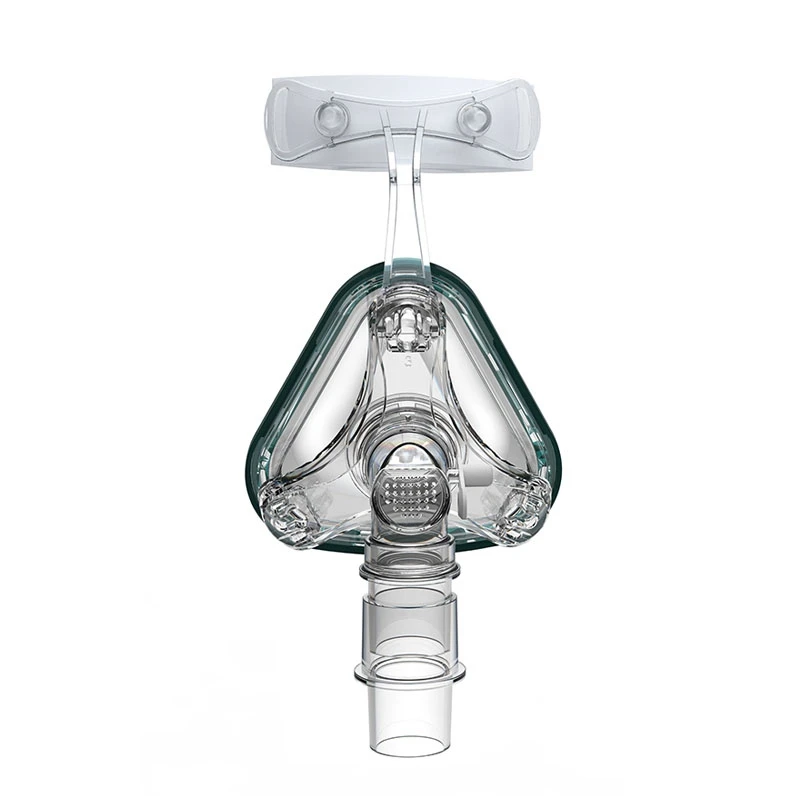 Силиконовая носовая Маска CPAP маска для сна с головным убором против храпа терапия машина подключения шланга и носа S/M/L Размер