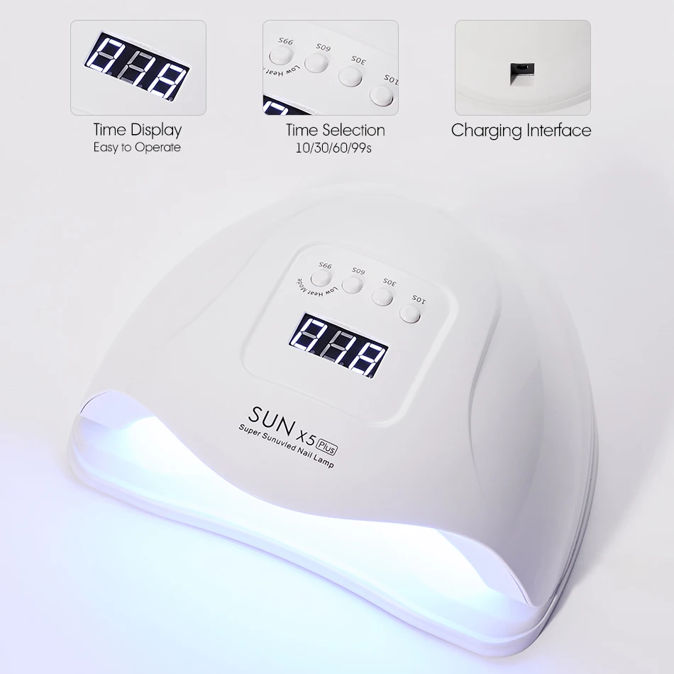 ROHWXY SUN X5 Plus уф светодиодные лампа для ногтей сушилка 54W/48W/36W лед лампа для маникюра гель ногтей лампа для гель лака