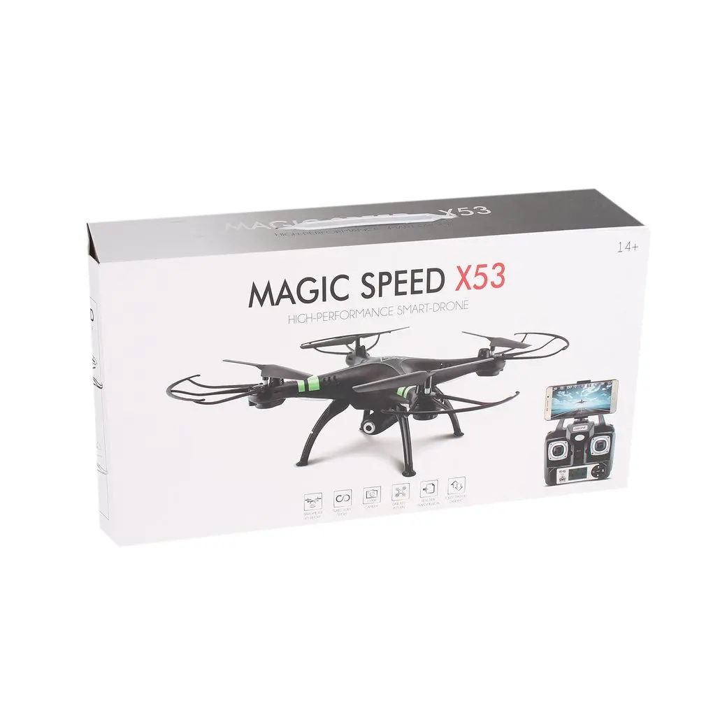 X53 Drone FPV Quadcopter Camera Drones 1080P HD Wifi FPV Quadcopter Auto-Takeoff Remote Model Airplane Drone Camera Helicopter