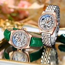 

CHENXI Fashion Hollow-carved Hot Style Women's Wristwatches Coated Glass Mirror Automatic Mechanical Waterproof Watches Women