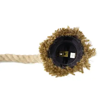 

E27 Retro Hemp Rope Knitted Rural Style Chandelier Light Fittings Accessories