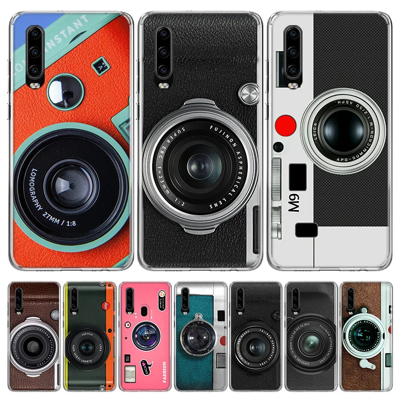 Модный классический чехол для телефона с объективом камеры Huawei P30 P20 P40 P50 Mate 40 30 20 10