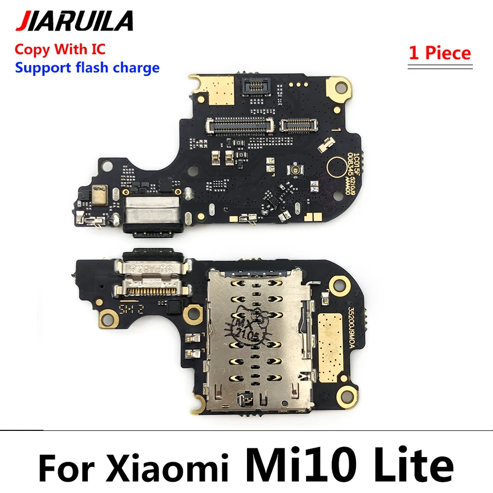 Flat Flex USB Tipo C Con Connettore Di Ricarica E Microfono Per Xiaomi POCO M3 / M2010J19CG - Ricambio Compatibile