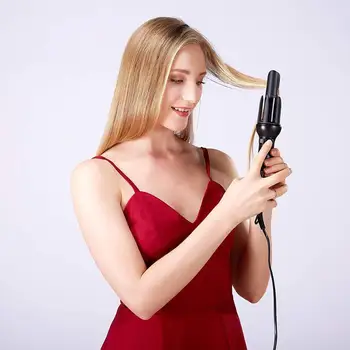 

Automatic Hair Curler for Long Hair Curling Iron Curling Wand Automatic Roller 360 Rotating Styling Wand Adjustable Temperature