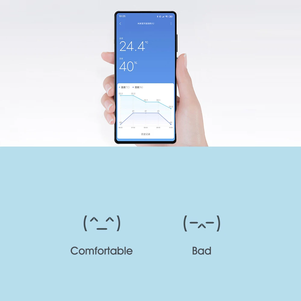 Xiaomi Mijia Smart Thermometer 2 Bluetooth Temperature Humidity Sensor LCD Digital Hygrometer Moisture Meter work with Mijia APP