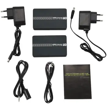 

1080P 150M HDMI Extender over IP/TCP CAT5E/6 Rj45 LAN HDCPIR Loop Repeater TX RX HDMI