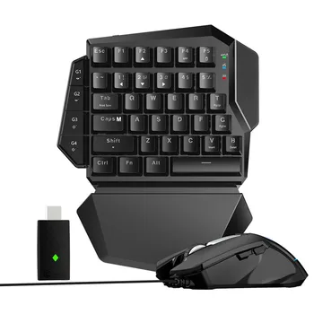 

With Palmrest Converter Mouse Adapter Set Gaming Keyboard USB Port Console Games Connector Detachable Wireless Adjustable For PC