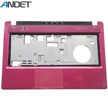 Для lenovo IdeaPad Z380 Упор для рук верхний чехол клавиатура ободок с тачпадом серый розовый белый 90200601 90200602 90200599