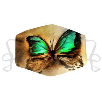 

reusable masks Butterfly patterned mouth Washable Fashion Mouth Masks Anti-dust Reuse Masks