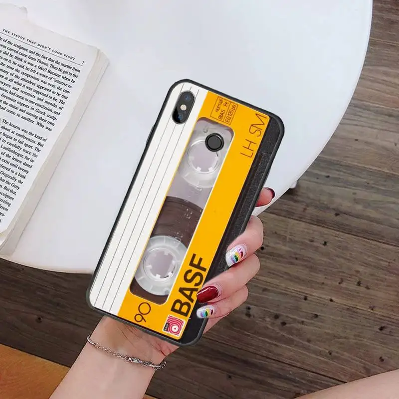 Vintage Cassette tape art retro music Nostalgia funda hull coque cover Phone Case For Xiaomi Redmi note 7 8 10 9 s 9t lite pro xiaomi leather case cosmos blue