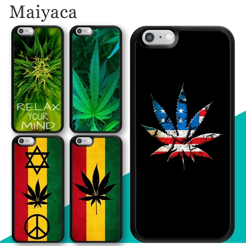MaiYaCa чайник в виде листка раста регги чехол для телефона iPhone 5S 6 6s 7 8 plus X XR XS 11 pro max
