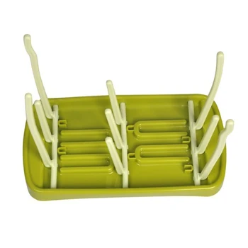 

Drain Stand Nipple Organizer Infant Cups Drying Rack Multifunctional Hanging Pacifier Triplex Row Foldable Baby Bottle