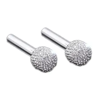 

New Universal Stylish Car Door Lock Protective Cover Lifting Bolt Diamond Aluminum Alloy White Pink Red Black Blue Shining Color