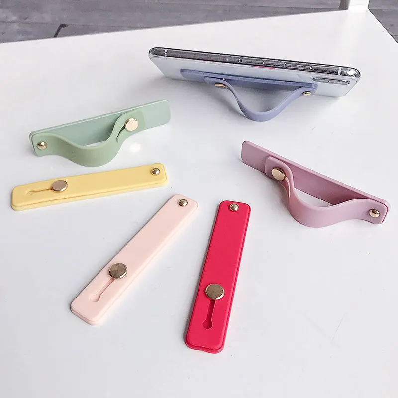 Creative 24 Pure Color Hidden Fold Mobile Phone Finger Ring Holder Universal For All Brands IPhone And Samsung Men Women | Мобильные