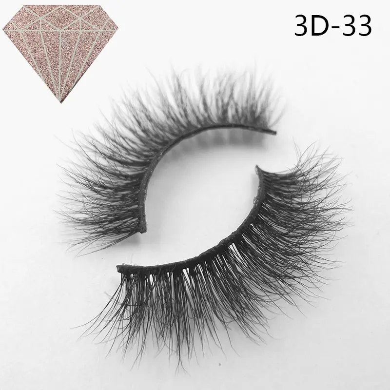 3D-33 Iflovedekd оптом 3D норковые ресницы, фирменная торговая марка норковые ресницы 3D норковые ресницы - Цвет: 3D-33