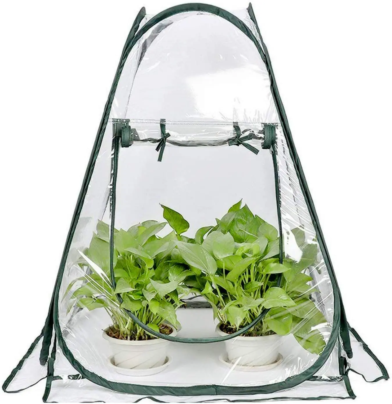 Garden Greenhouse Portable Folding Mini Transparent Greenhouses PVC Warm Room 