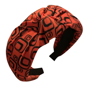 

Women's Headband Fabric Hairband Head Wrap Hair Band Accessories Simple cloth art hair extension headband wide edge card