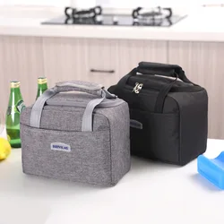 Portable Thermal Lunch Box Bag Large Cooler Tote Food Storage Bags Dinner Container Durable Lunchbox Handbags for Travel Picnic