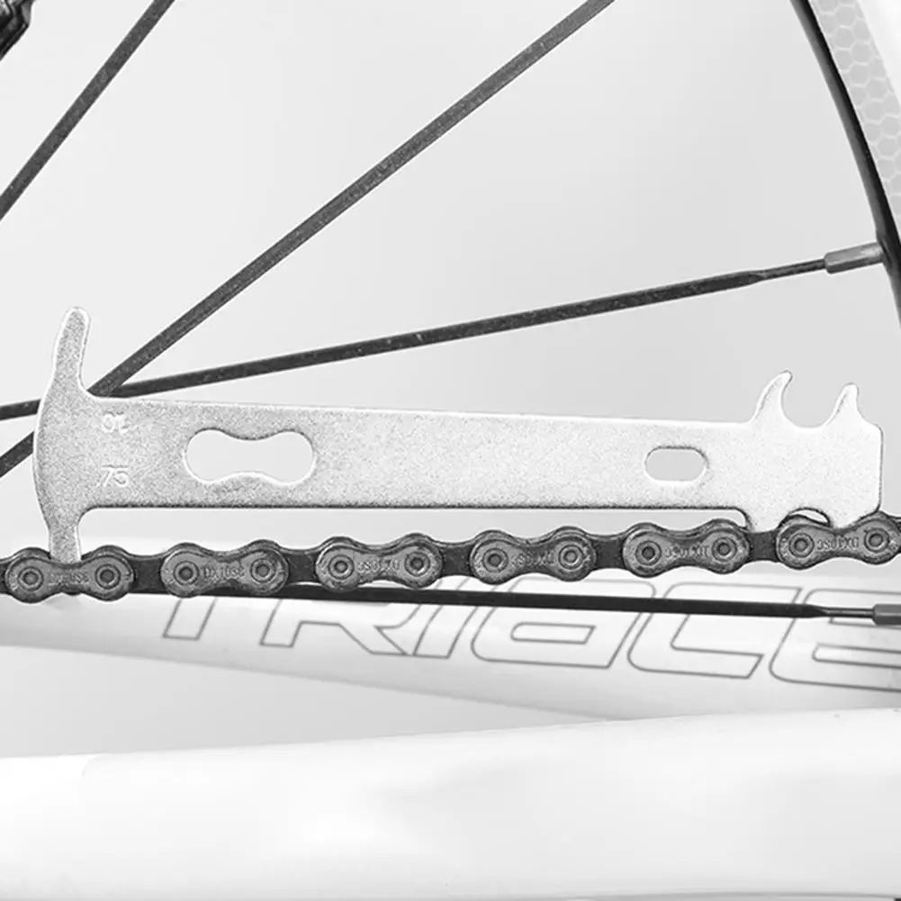 

1Pcs Bicycle Chain Wear Indicator Checker Mountain Road Bike MTB Chains Gauge Measurement Ruler Cycling Replacement Repair Tool