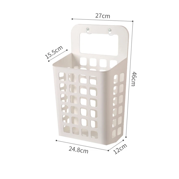 Plastic Hanging Laundry Basket Food Books Toys Clothes Organizer Home Container FP8