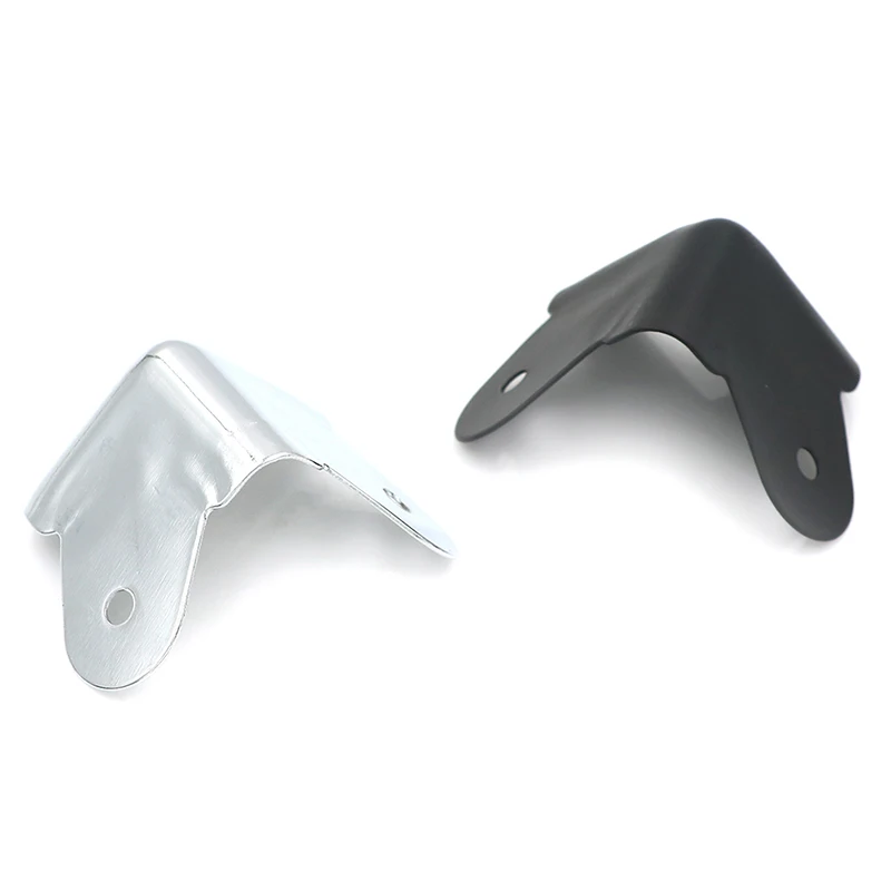 8Pcs Speaker Protector Accessories Speaker Corners Metal Angle Rounded Protector Guitar Amplifier Stage Cabinets