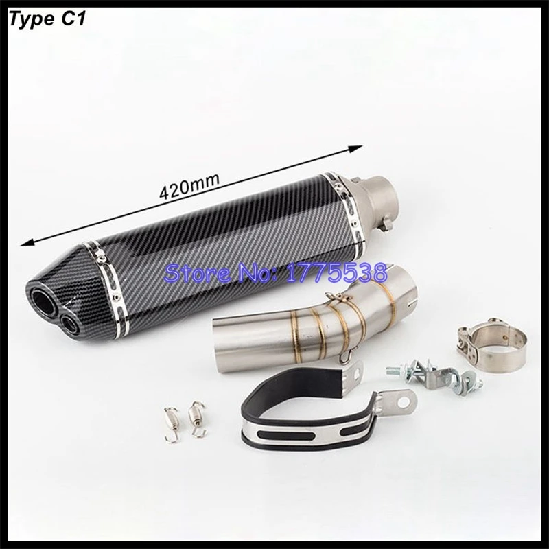 Motorcycle Exhaust Muffler with Link Pipe for Suzuki V-Strom 1000 (DL1000) 2014-2019 V-Strom 1050 (DL1050) 2020 2021 Escape Moto - Image 4