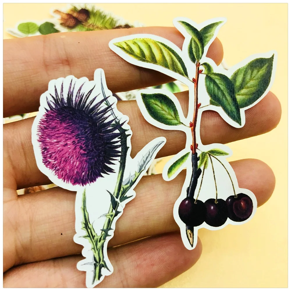 29 шт./пакет винтажные растения цветок листья-наклейки Набор для скрапбукинга альбом журнал счастливый планировщик декоративные наклейки s