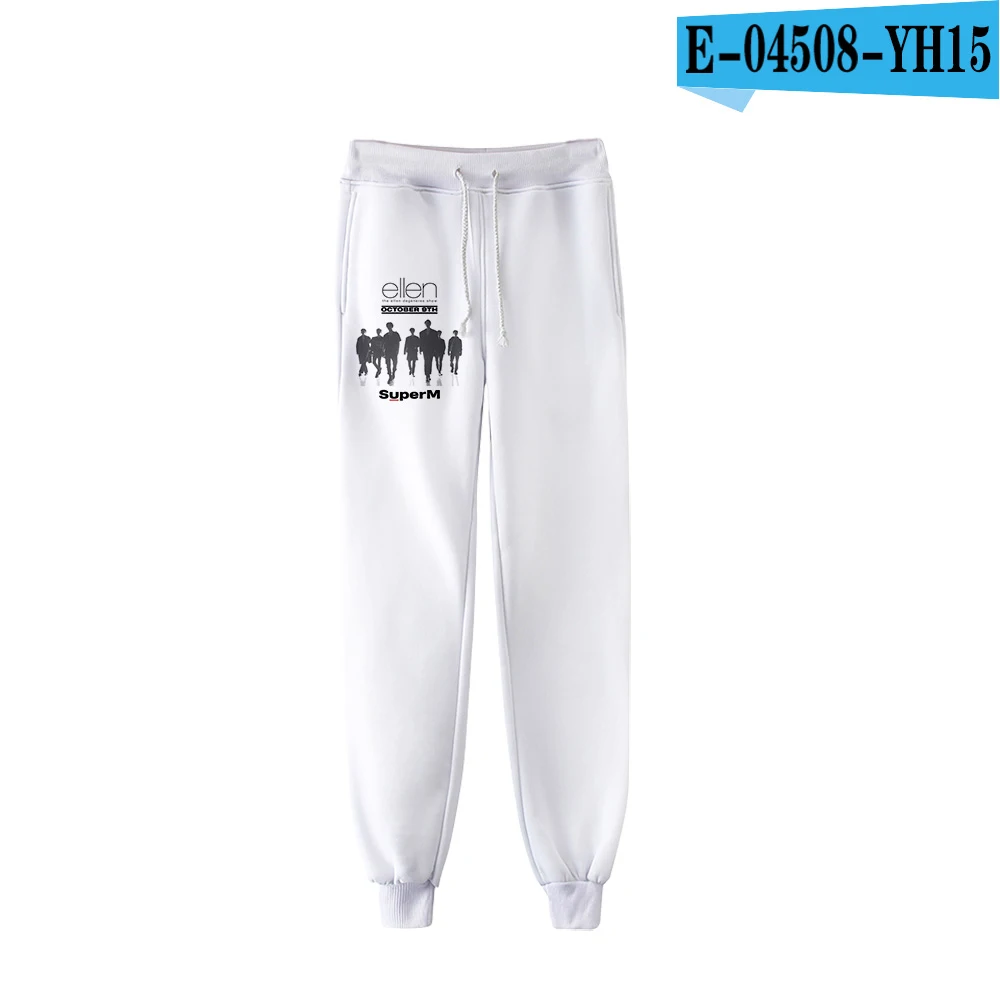 Kpop 3D SuperM casual pants women/Men's High Quality Sports sweatpants Fashion Popular Comfortable Casual Pants - Цвет: 3D