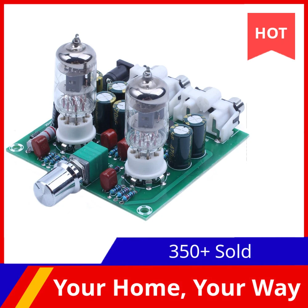 AC 12V 6J1 Valve Pre amp Tube PreAmplifier Board Headphone Amplifier Buffer