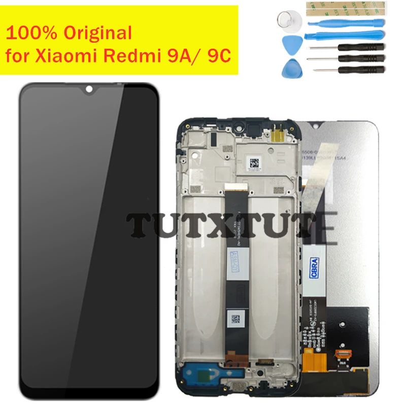 Оригинальный ЖК дисплей для Xiaomi Redmi 9A/ 9C сенсорный экран с дигитайзером в сборе 10