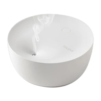 

Solove H1 Ultrasonic Air Humidifier 500Ml Capacity Night Light Air Humidifier Household Mini Usb Mist Maker Water Sprayer White