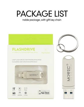 

2 in 1 USB Driver memoria cel usb USB Stick Flash Drive 16GB 32GB 64GB Pen Drive 128GB 256GB USB 3.0 OTG for iPhone