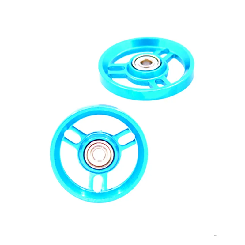 Rfdtygr 4 Set Di Rulli In Alluminio Leggero 17Mm Parti Autoportanti Per Mini 4Wd 17Mm Ruota Di Guida In Alluminio Colorato D049 15522