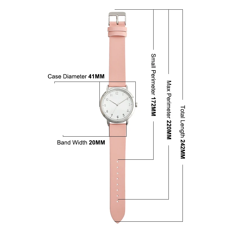 Розовые часы для девушек, простой стиль, женские часы, повседневные кварцевые наручные часы, Прямая поставка, женские часы, montre femme chic