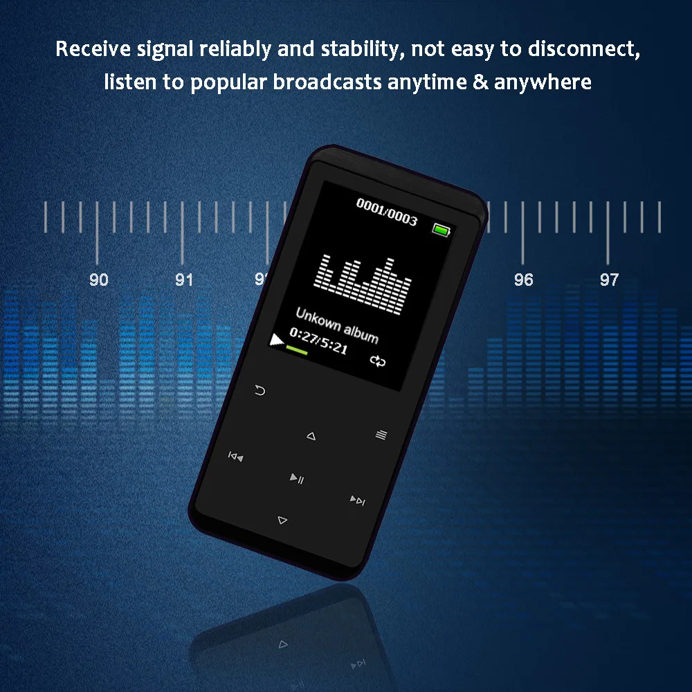 HIPERDEAL Bluetooth 4,1 HiFi 8 ГБ MP3 MP4 проигрыватель с функцией записи ручка Медиа Видео FM радио Bluetooth Колонка музыкальный динамик плеер 7,26 - Color: A
