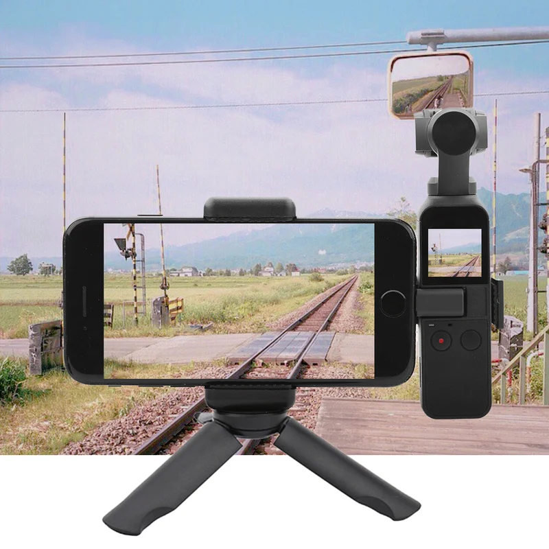 Держатель крепление набор неподвижная фигура кронштейн для DJI для OSMO Карманный гроб камера стенд Настольный Штатив стойка для iPhone мобильный телефон