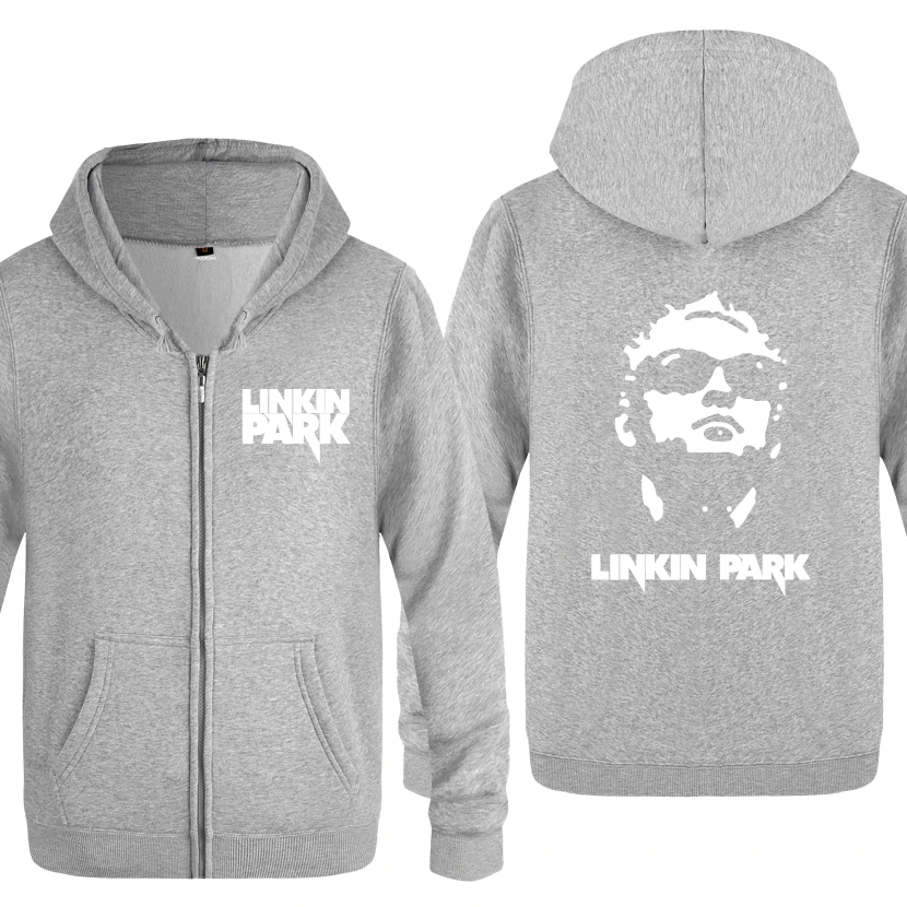 Linkinpark Linkin Park LP Rock толстовки рэп мужские мужская молния с капюшоном флисовые толстовки кардиганы