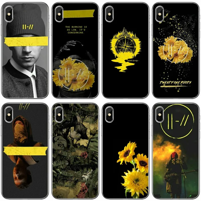 

For iPhone 6 6plus 7 8plus 5 5S 5C SE For iPhone X XS XR XS Max Twenty One Pilots 21 Pilots Soft Silicone Phone Case