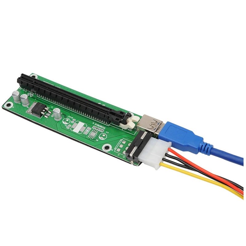 USB 3,0 PCIE Express 1x до 16x удлинитель Riser Board Card Adapter кабель для майнинга