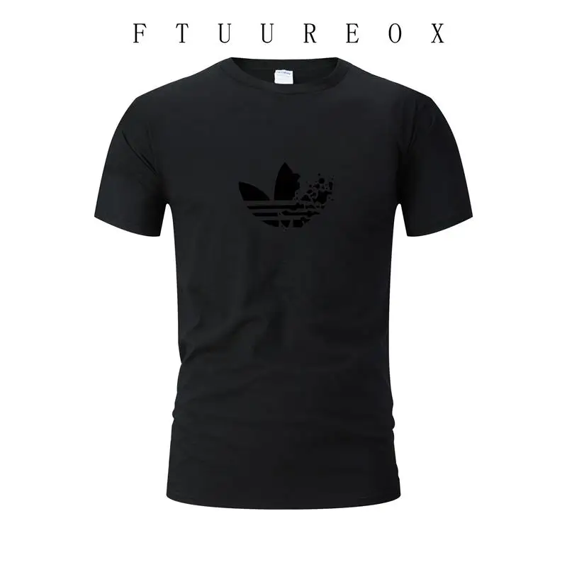 Men's New 100% Cotton Fabric Loose Fashion Comfortable Skin-Friendly T-Shirt Multi-Color Optional For a Variety Of Skin Color Men's New 100% Cotton Fabric Loose Fashion Comfortable Skin-Friendly T-Shirt Multi-Color Optional For a Variety Of Skin Color
