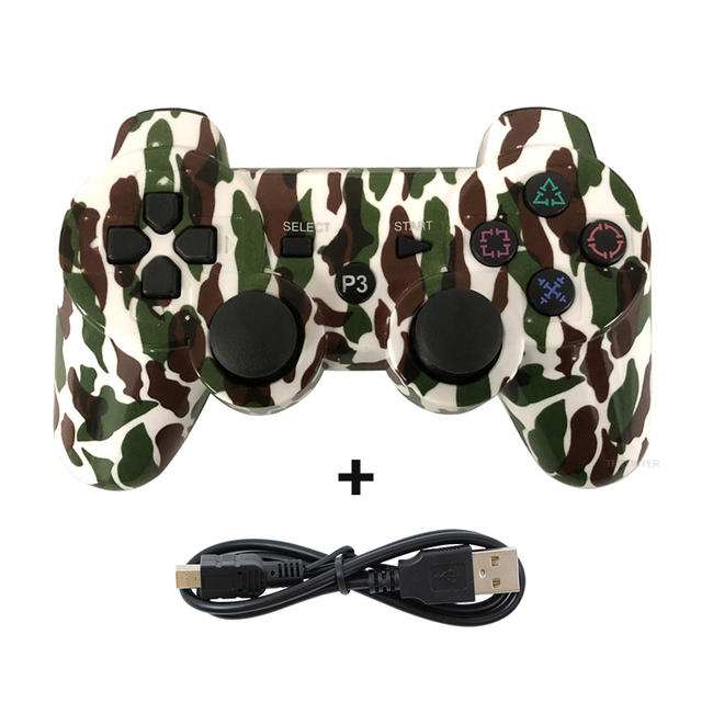 Bluetooth Wireless Controller For PS3 PC Game controle For PlayStation 3 Joystick Console Built in Vibration Gamepad