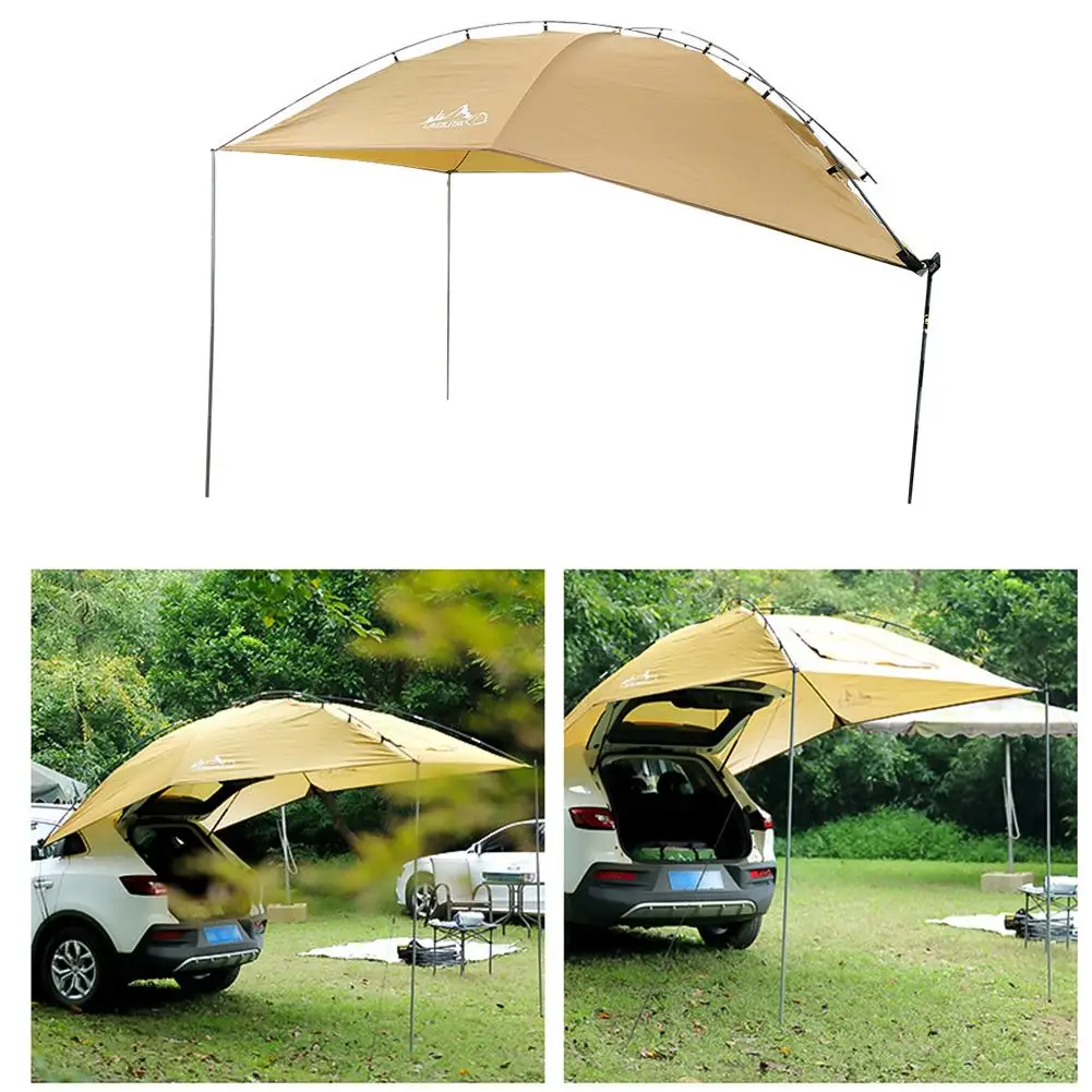 Tenda da sole a Baldacchino Tenda parasole per campervan verde foresta 